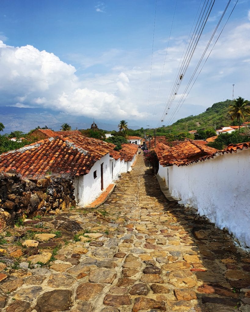 Mountain village of Guane Colombia