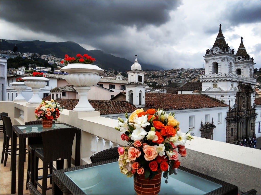 View over Quito Old Town