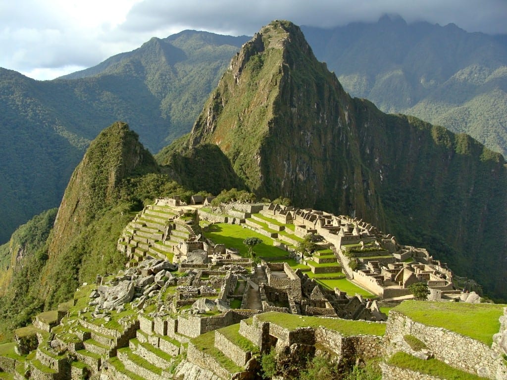 An almost empty Machu Picchu one late afternoon in October 2011